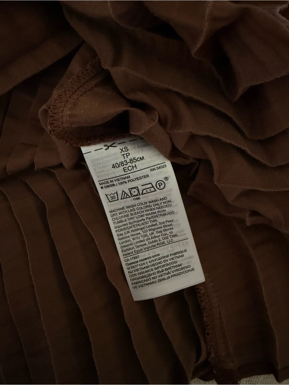 🤎 Luxurious Pleated Chocolate  Brown Blouse 🤎